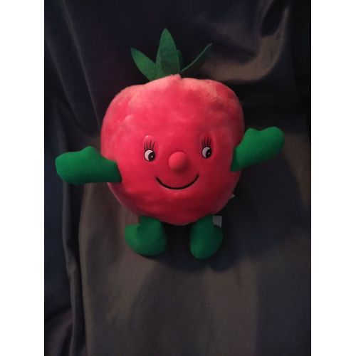 Doudou Peluche Tomate Pomme Rouge Woodland Bear Vintage