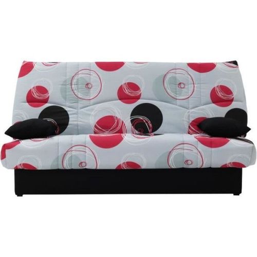 Clic Clac 3 Places Dream - Tissu 100% Coton Imprimé Planete - Couchage 125x190 Cm - L190 X P92 X H96 Cm