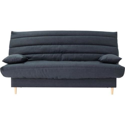 Clic Clac 3 Places - Gris - Couchage 125x190 Cm - Avec Coussins