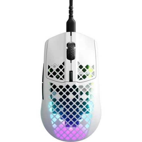 Souris gamer filaire ultra légere - STEELSERIES - AEROX 3 (2022) EDITION SNOW - Blanc