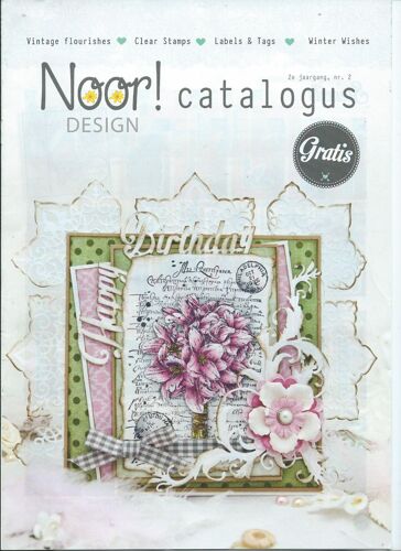 Noor Design ! Catalogus 2 E Jaargang, Vintage Flourishes, Cler Stamps, Label& Tags, Winter Wishes N° 2