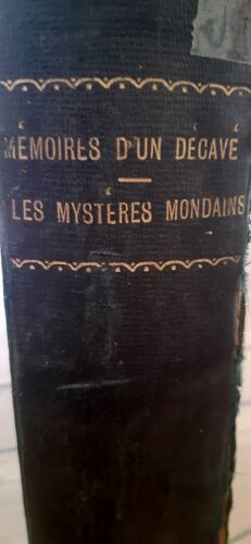 Livre Ancien Mémoire D Un Décavé.