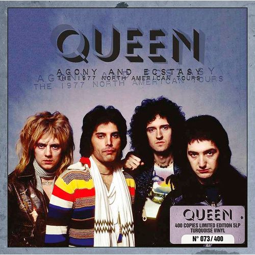 Queen - Agony And Ecstasy - Box 5lp Couleur Turquoise Ed Lim Et Num 400 Ex Inclus Booklet Et Certificat