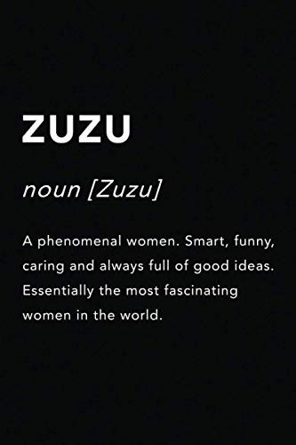 Zuzu Name Gift Journal: This Design Is The Perfect Gift Idea For Anyone Named Zuzu