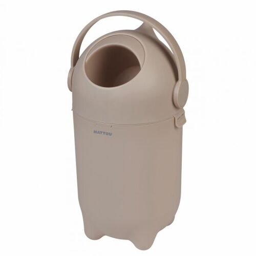 Poubelle À Couche Dropy Taupe