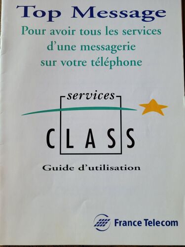 Minitel 1 - Top Message Guide D’Utilisation
