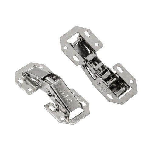 Charnière invisible à ressort - ouverture 90° - en applique -77x33 mm GTV