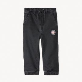 Jean Doublé À Patch Basket Pour Bébé Garçon - Charbon