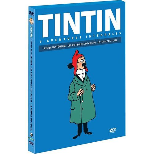 Tintin - 3 Aventures - Vol. 4 : 7 Boules De Cristal + Le Temple Du Soleil + L'etoile Mystérieuse