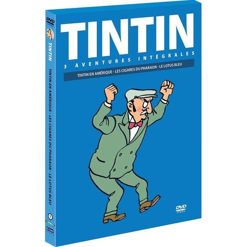 Tintin - 3 Aventures - Vol. 1 : Les Cigares De Pharaon + Le Lotus Bleu + Tintin En Amérique