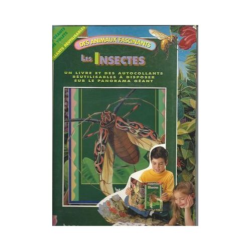 Les Insectes - Un Livre Et Des Autocollants Réutilisables À Disposer Sur Le Panorama Géant