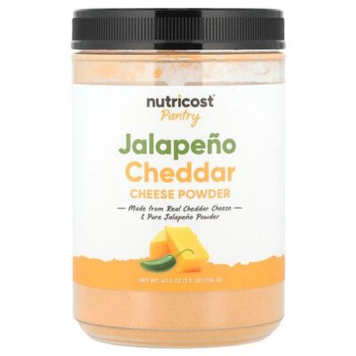 Nutricost, Pantry, Poudre De Fromage, Jalapeño Et Cheddar, 1134 G