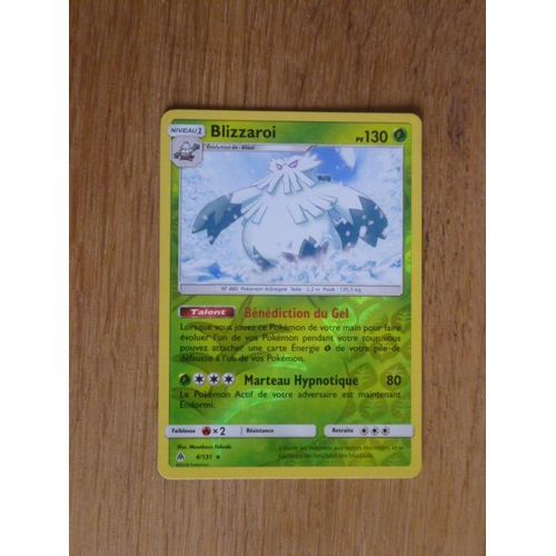 Carte Pokemon Blizzaroi Brillante Lumière Interdite