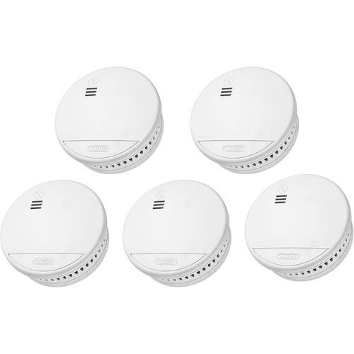 Détecteur de fumée RWM90 - avec pile remplaçable de 5 ans - certifié DIN EN14604 - adapté aux pièces d'habitation - volume d'alarme de 85 dB - blanc