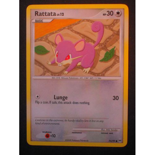 Rattata - Série Arceus - 73/99 - Anglaise