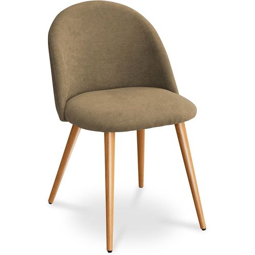 Chaise De Salle À Manger Bennett Design Scandinave Premium Taupe
