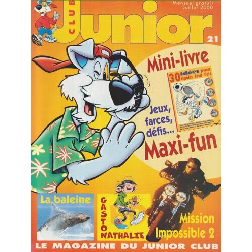 Junior Club N° 21 - Mensuel Juillet 2000