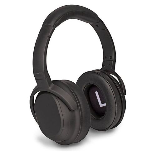 Lindy LH500XW+ - Écouteurs avec micro - circum-aural - Bluetooth - sans fil, filaire - Suppresseur de bruit actif - jack 3,5mm - noir