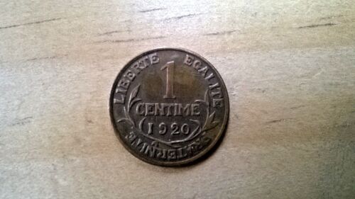 1 Centime 1920 Dupuis France