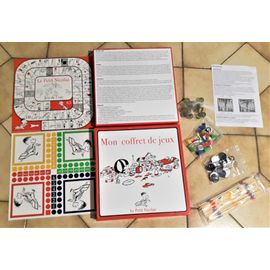 Mon Coffret De Jeux Le Petit Nicolas Sempe Creation Francaise Mikado Jeu De L'oie Billes Backgammon Dames Petits Chevaux Goscinny