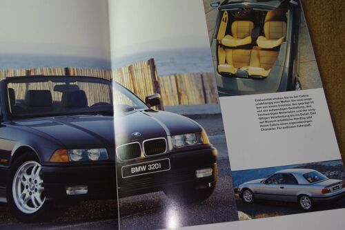 Bmw 318i 320i 328i (Die Technischen Daten M3) Dépliant En Allemand Pub Auto Documentation Automobile Edition 1996