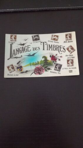 Carte Postale Langage Des Timbres ( Semeuse ) - Rex 1806 En L'état Sur Les Photos
