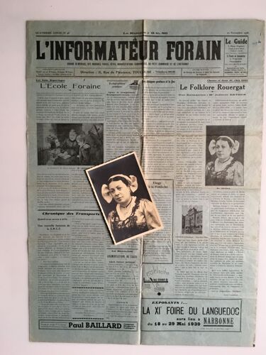 Mme Juliette Artous(Animatrice Et Poetesse Aveyronnaise