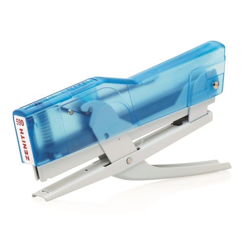 Zenith Pince Agrafeuse 590 "Fun" 6/4-6/6 Coloris Bleu Translucide