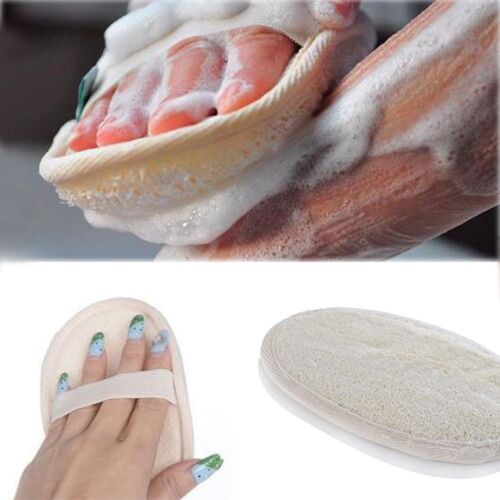 Éponge De Bain Naturelle Nouveau Loofah Bain-Douche Éponge De Corps Exfoliant Tapis De Lavage Accessoires De Salle De Bain Légers Et Durables # T2 