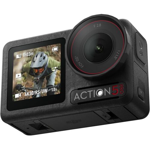 DJI Bundle Standard Osmo Action 5 Pro, Caméra Étanche avec Capteur 1/1,3", Vidéo 4K/120 IPS, Suivi de Sujet, Stabilisation, Double Écran Tactile OLED, Caméra d’Action 4K Idéale pour Sports, Vlog