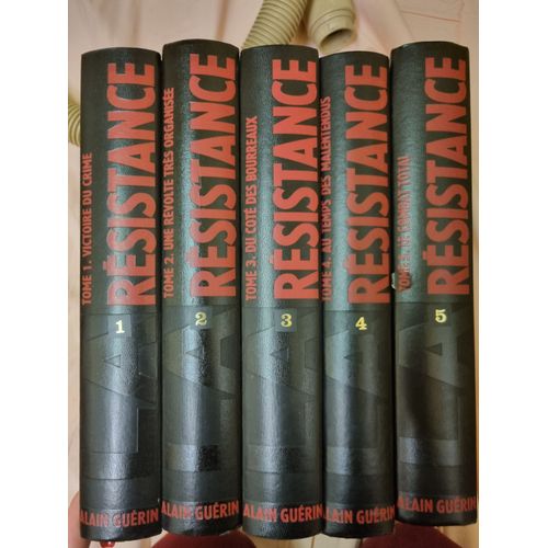 Collection "La Résistance - Chronique Illustrée" En 5 Volumes
