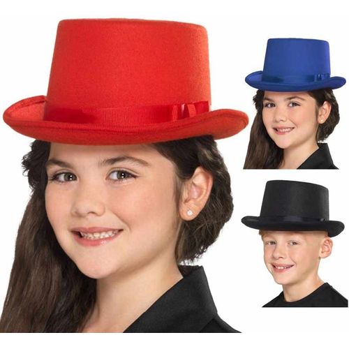 Chapeau Haut De Forme Pour Enfant Plusieurs Couleurs (Couleur Noir)