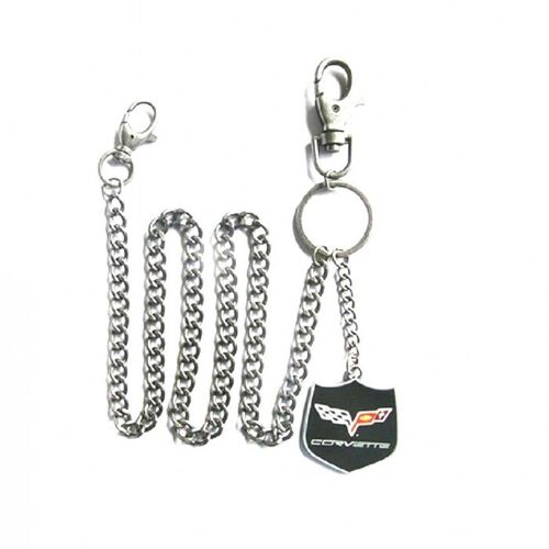 chaine de portefeuille corvette chevrolet rock roll rockab