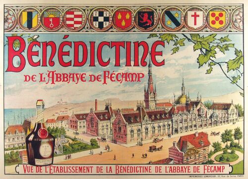 Affiche Fecamp Benedictine