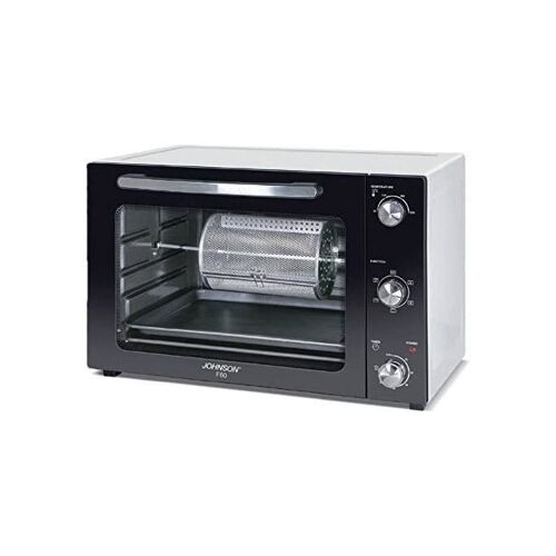 JOHNSON F60 Four électrique statique et ventilé à perètes froides, Friteuse à air, 2000 W, blanc-noir
