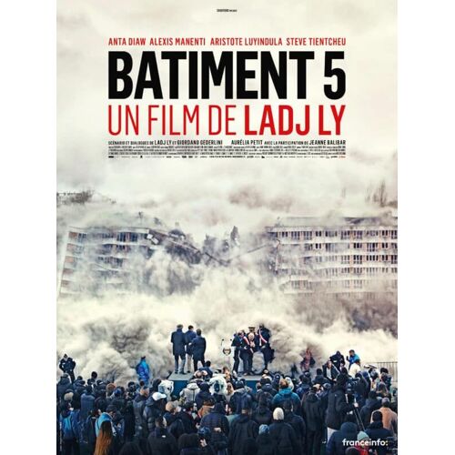 Bâtiment 5 - Affiche Originale De Cinéma - Format 40x60 Cm - Un Film De Ladj Ly Avec Anta Diaw, Alexis Manenti, Jeanne Balibar, Steve Tientcheu, Valentin Pradier - Année 2023