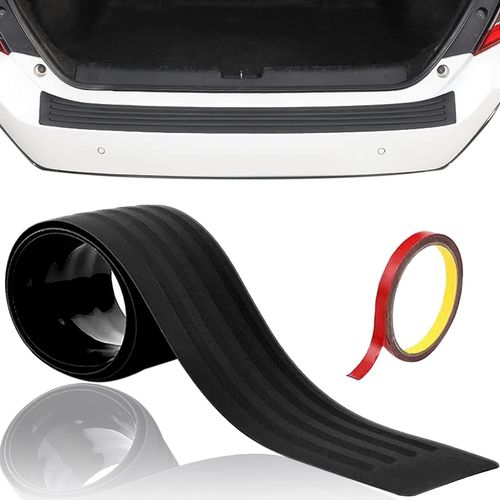 90 Cm Protecteur Pare-Chocs Arrière, Protecteur Pare-Chocs Arrière Protecteur Universel En Caoutchouc Noir Durable Protéger Et Masquer Les Rayures, Protecteurs De Pare-Chocs Pour Voitures