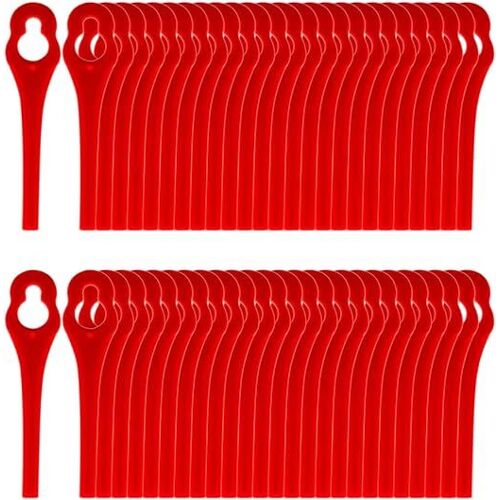 100 pcs PA6 Lames de Rechange compatibles avec Florabest Coupe Bordure LIDL FRTA 20 A1,FAT 18B2, FAT 18B3