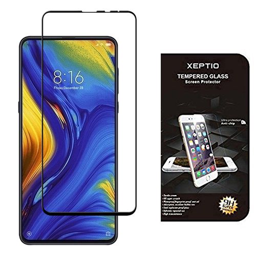 Xiaomi Mi Mix 3 Protection D'écran En Verre Trempé Full Cover Noir - Tempered Glass Screen Protector/Films Vitre Smartphone 2019 - Accessoires Xeptio