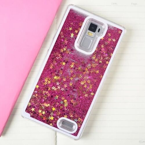 COQUE HUAWEI HONOR 7 LIQUIDE ROSE ETOILES & PAILLETTES SILICONE RIGIDE (TPU)