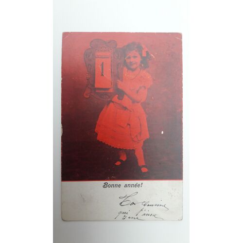 Carte Postale Ancienne Bonne Année