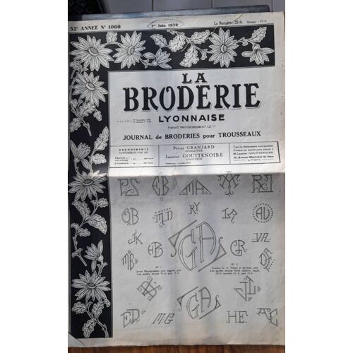 La Broderie Lyonnaise N ° 1060, 1er Juin 1950