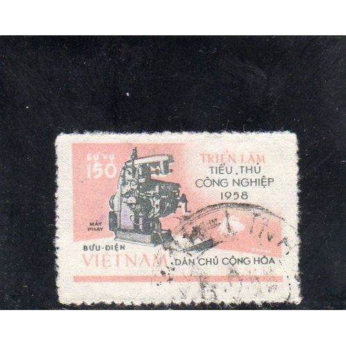 Timbre-Poste Du Vietnam Du Nord (Foire-Exposition De LArtisanat À Hanoï)