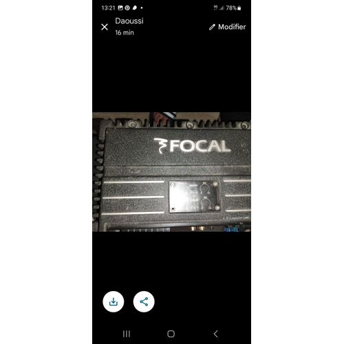 Ampli plus boomer focal