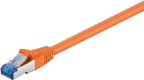 CAT 6a Network Câble, 2xRJ45 plug LS0H S/FTP 2xshielded: PIMF + braid shield
