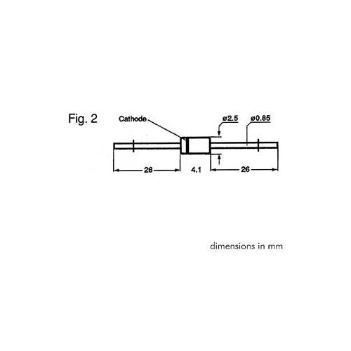 Diode zener 4V3-1.3W