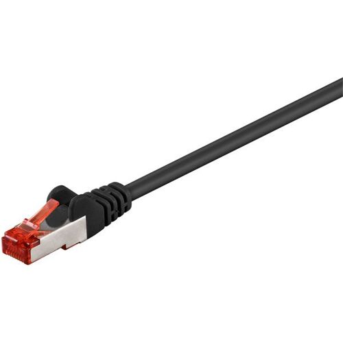 CAT 6 Network Câble, 2xRJ45 plug S/FTP 2x shielded: PIMF + braid shield