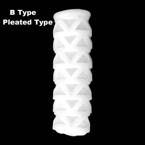 Olo Double Canal Vagin Artificiel Pipe Tpe Masturbateur Masculin Produits Pour Adultes Jouets Sexuels Pour Hommes-B Type Pleated Type-