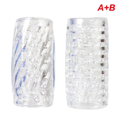 Masturbateur Masculin Transparent De 9cm, Chatte Artificielle Vaginale Pour Hommes, 18 Glands, Succion, Pompe À Pénis, Pointes, Exercice, Jouets Sexuels Érotiques-Ab-