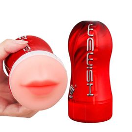 Vaginal Pour Hommes Adultes Jouets Sexuels 4d Réaliste Gorge Profonde Mâle Masturbateur Vagin Artificiel Bouche Anal Oral Érotique Anus 18--Mouth